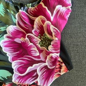 Kona Sol Floral One Piece Swimsuit